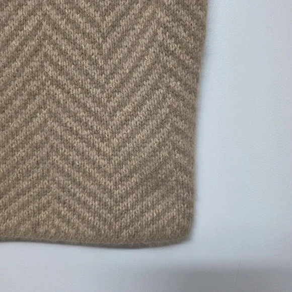 Ralph Lauren Sport Sweater Vest Women's M Brown Mohair Wool Blend Turtleneck - Picture 2 of 9